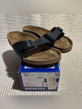 Birkenstock Black Madrid Sandals Size 36